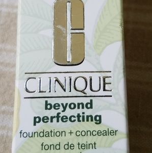 Clinique Beyond Perfecting foundation + concealer.